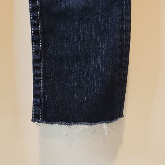 True Religion Jeans Women's Sz 25 Section Skinny Pocket Flap Dark Wash Denim - Picture 9 of 14